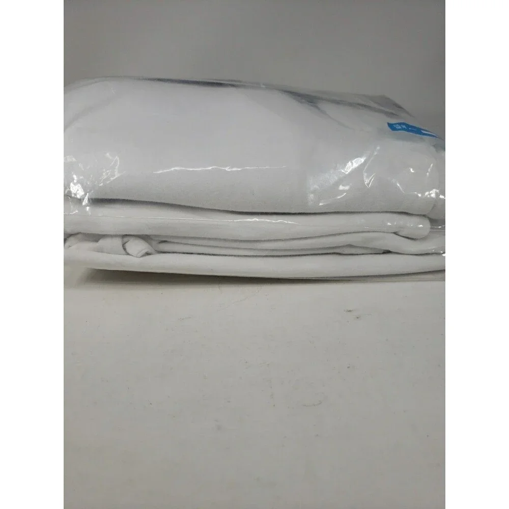Stafford JCP Large 4 Crew Neck T-Shirts 100% Cotton Ultra Soft NOS Open Package